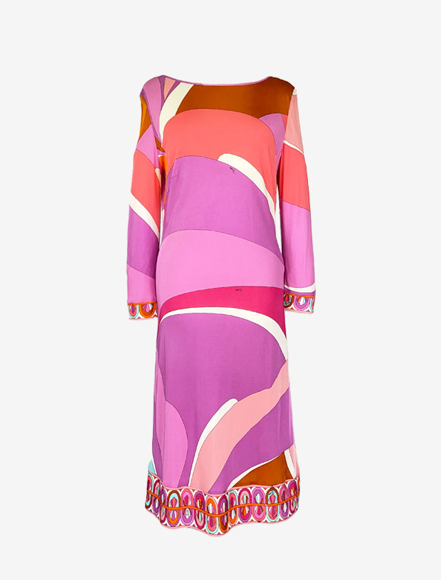 emilio pucci エミリオプッチ 背中開き ワンピース-