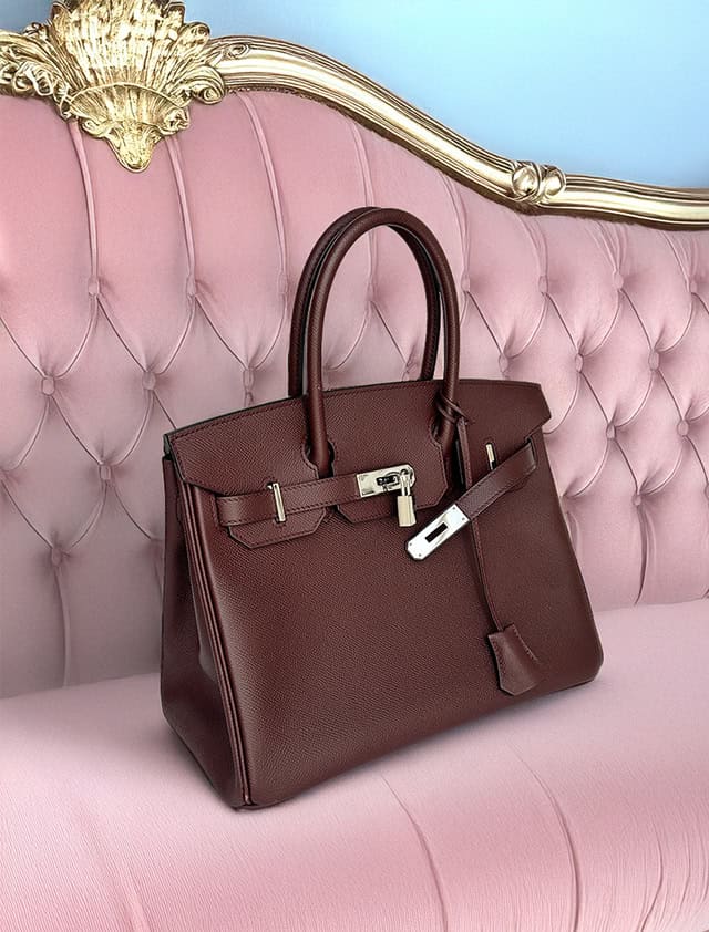 【新品‼️】HERMES ルージュ　エルメス エルメス定価 HERMES バーキン30 タッチ ルージュアッシュ トゴ