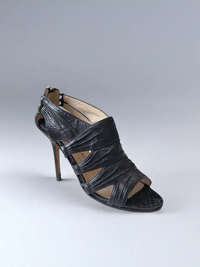 JIMMY CHOO 082GEORGE Heel ブラック サイズ38.5