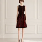 MCQUEEN-DRESS-BLKREDXS