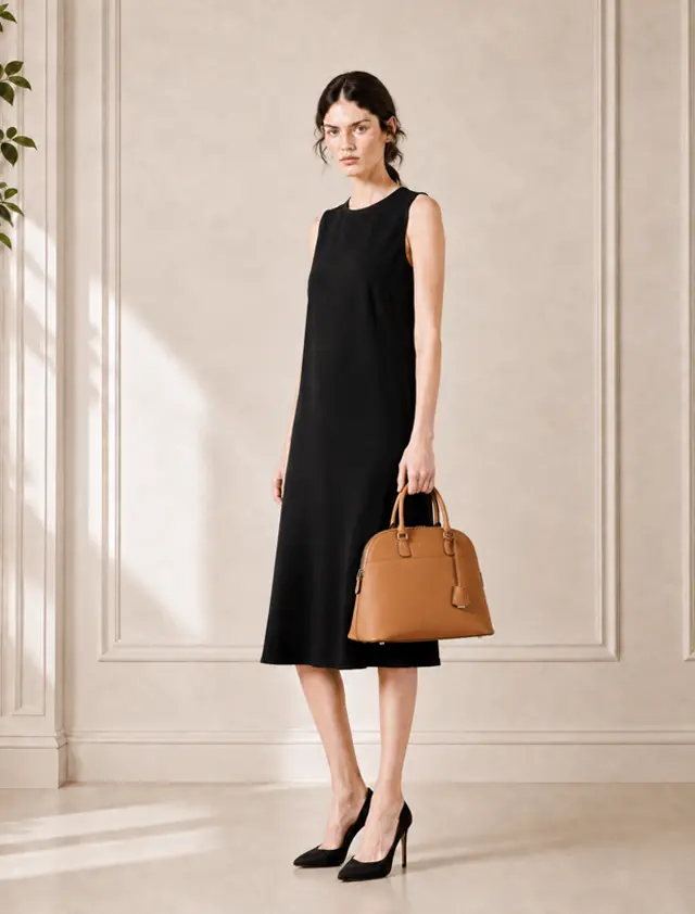 BOTTEGA VENETA ノースリーブ ロングドレス